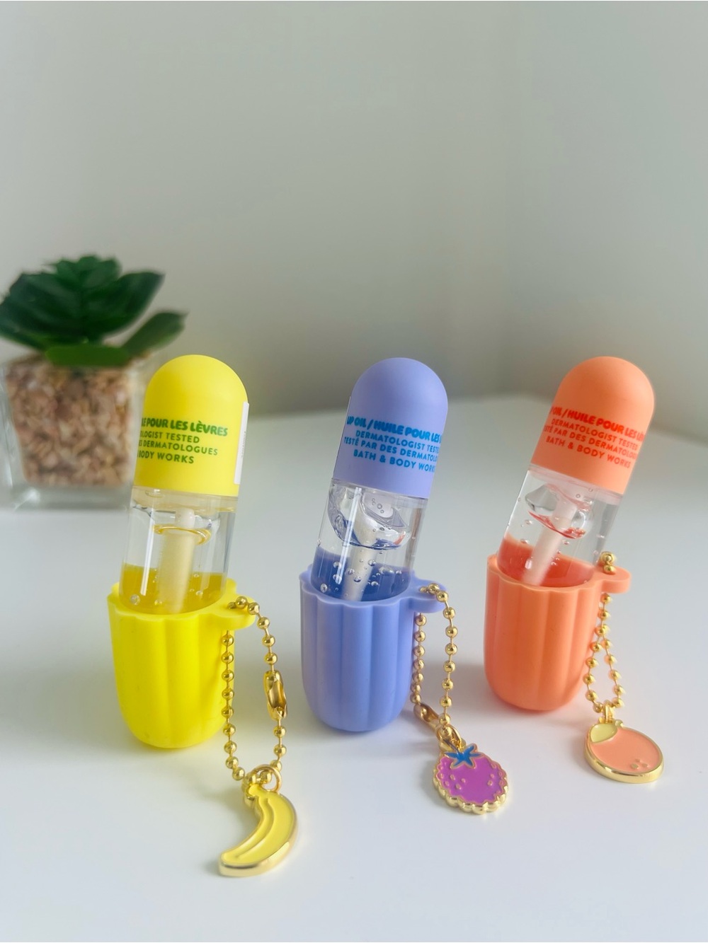 💛💜🧡Bath & Body Works - Lip Oil - Set of 3 💛💜🧡